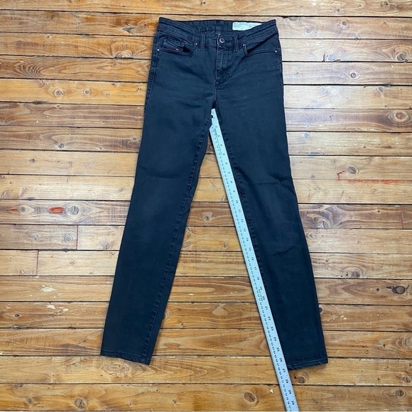 Diesel jeans Sknzee-Dee black mid rise jeans stretchy denim size 27 mid waisted - Picture 10 of 15